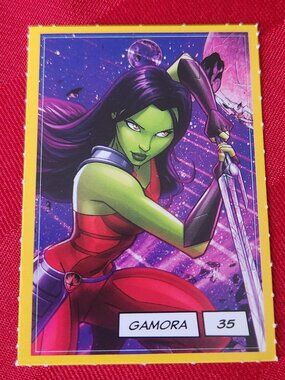 Loblaws Marvel Stickers - 35 Gamora - MAKE A BUNDLE!!